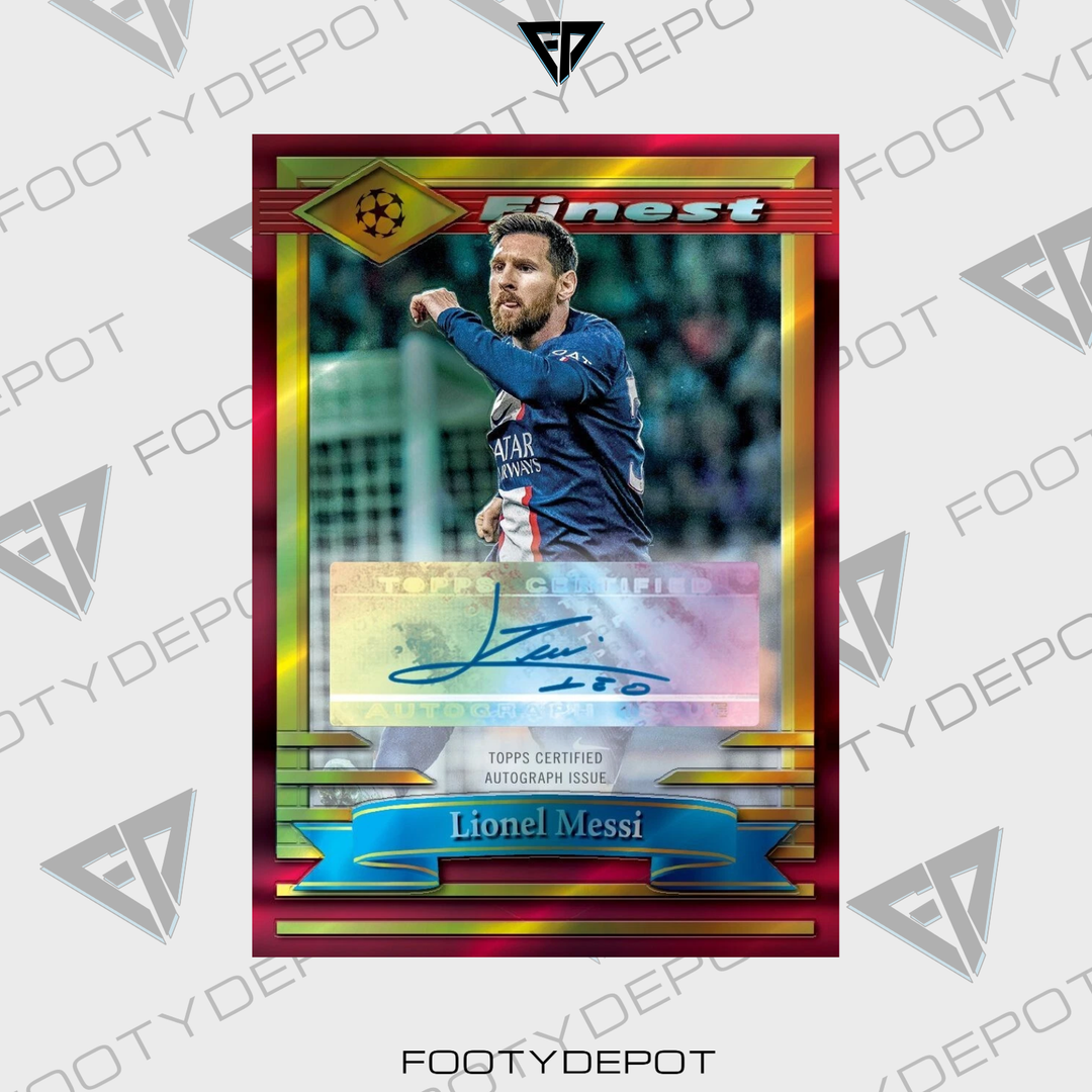 2022/23 TOPPS FINEST FLASHBACKS UEFA CLUB COMPETITIONS HOBBY BOX
