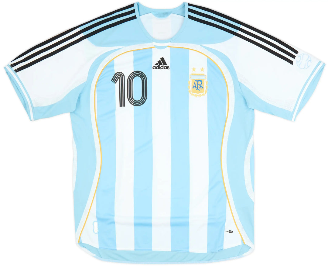 adidas 2006 ARGENTINA REISSUE RIQUELME HOME JERSEY