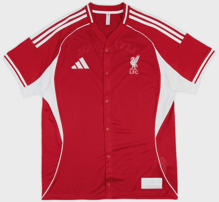 adidas LIVERPOOL FULL-BUTTON BASEBALL JERSEY