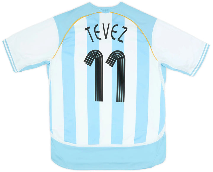adidas 2006 ARGENTINA REISSUE TEVEZ HOME JERSEY