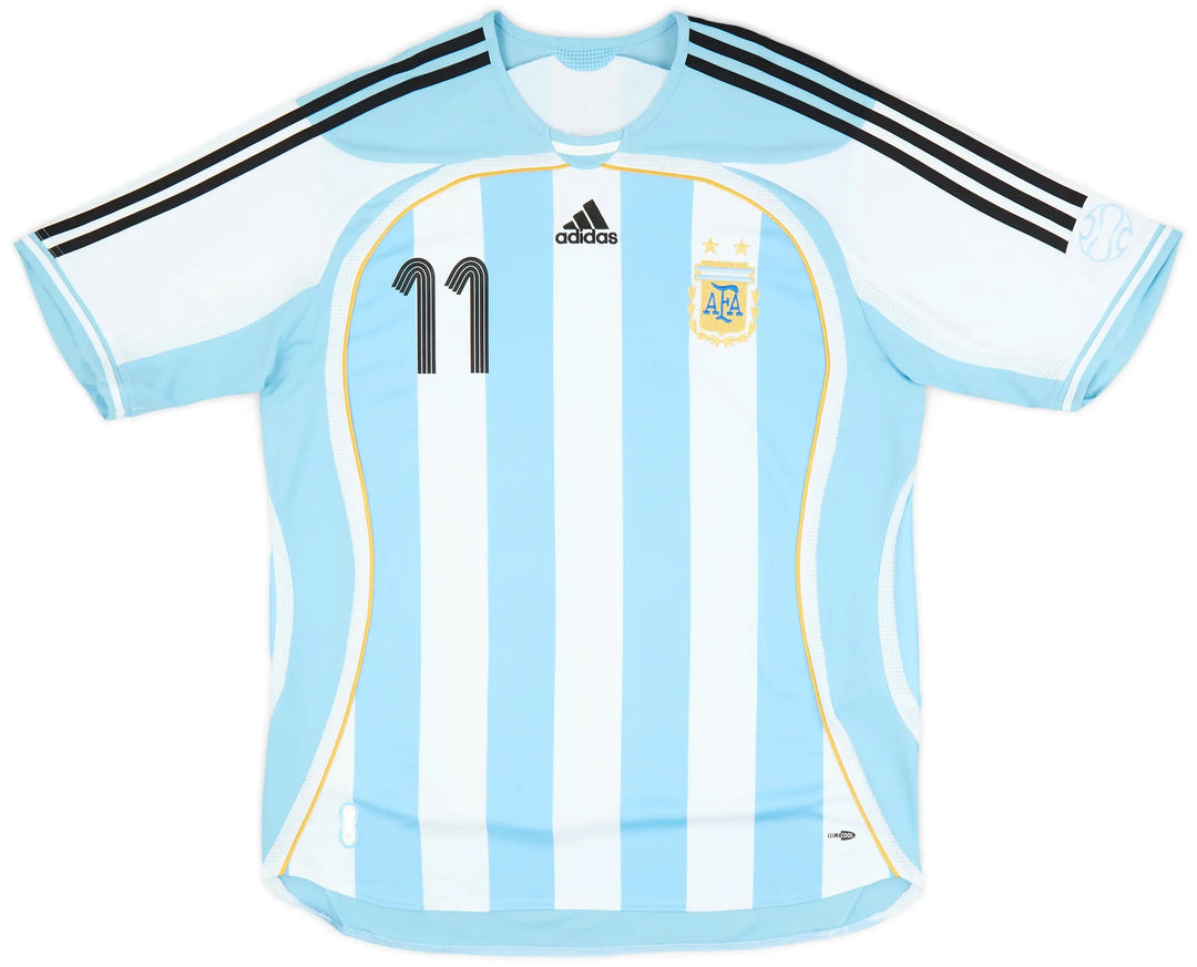 adidas 2006 ARGENTINA REISSUE TEVEZ HOME JERSEY