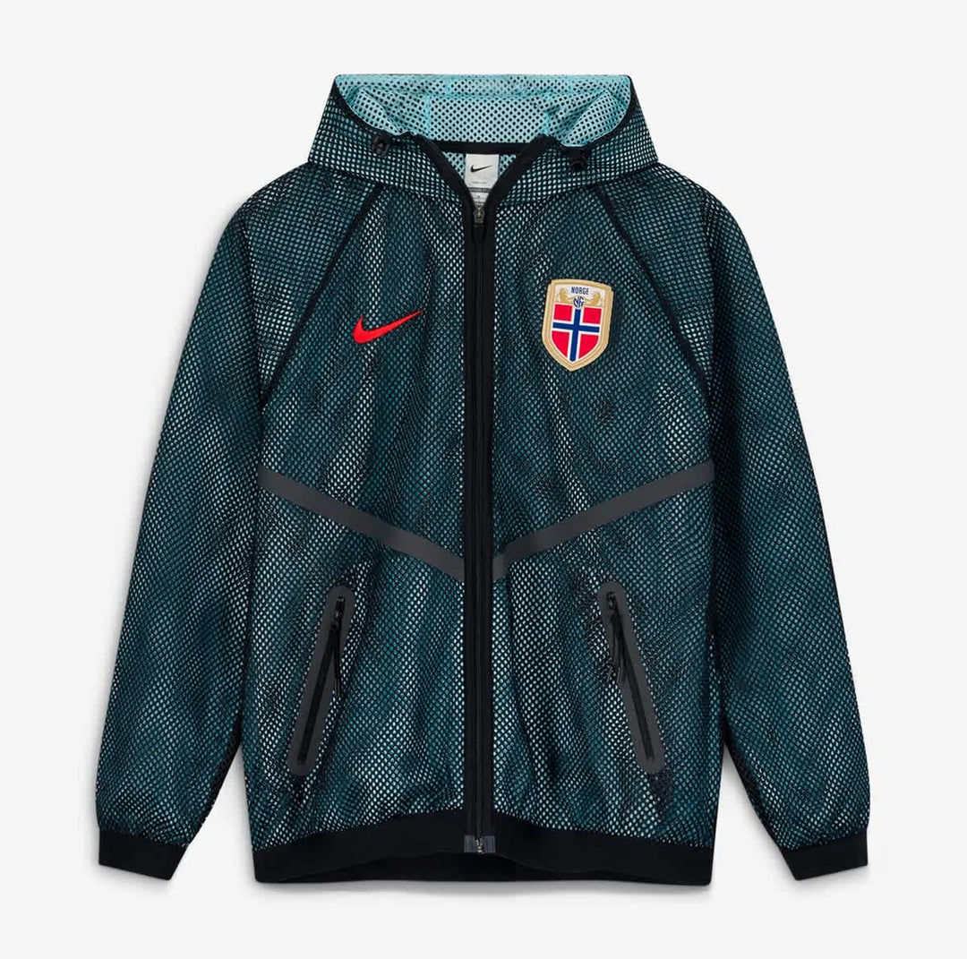 NIKE MEN'S NORWAY NATIONAL TEAM ANTHEM MESH DRI-FIT FULL-ZIP JACKET