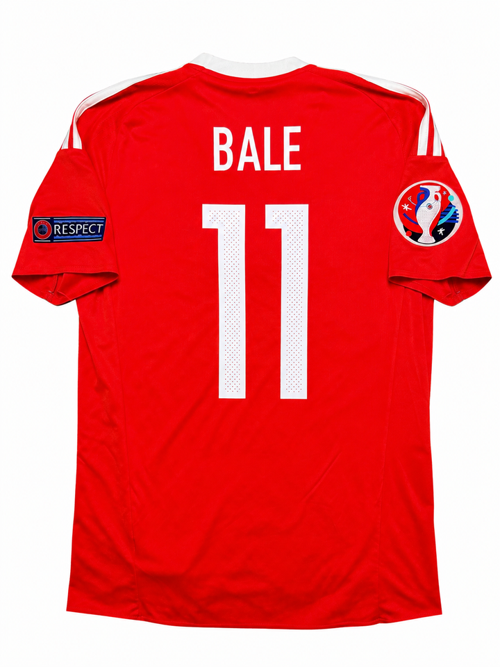 2016 WALES EURO HOME SHIRT BALE #11 - (S)