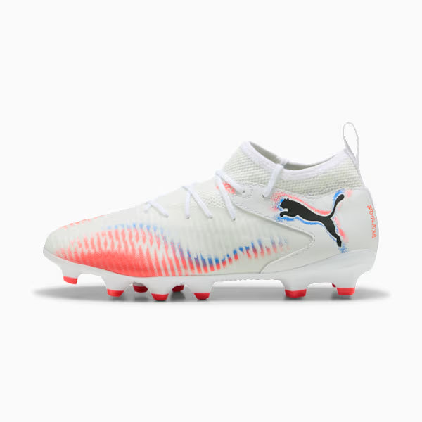 PUMA FUTURE 8 MATCH J AG/FG - White/Glowing Red/Black