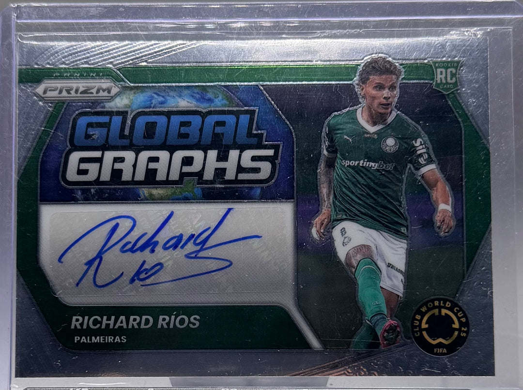 2025 PANINI PRIZM CLUB WORLD CUP GLOBALGRAPHS RICHARD RIOS AUTO