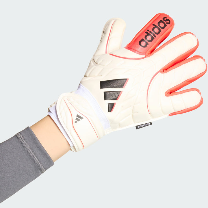 COPA GOALKEEPER GLOVE MATCH FINGERSAVE JUNIOR - White/ Lucid Red/ Black