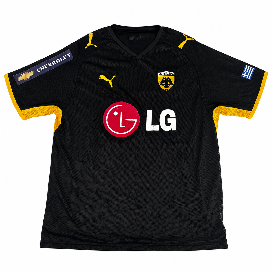 2008-2009 AEK ATHENS AWAY SHIRT - (L)