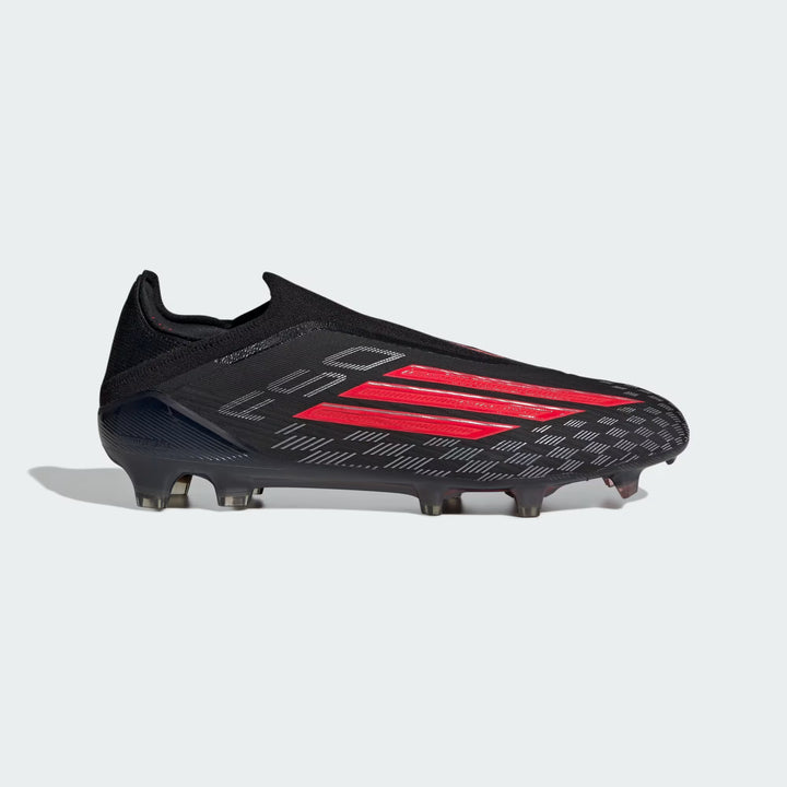 F50 ELITE LACELESS FG - Core Black/ Lucid Red