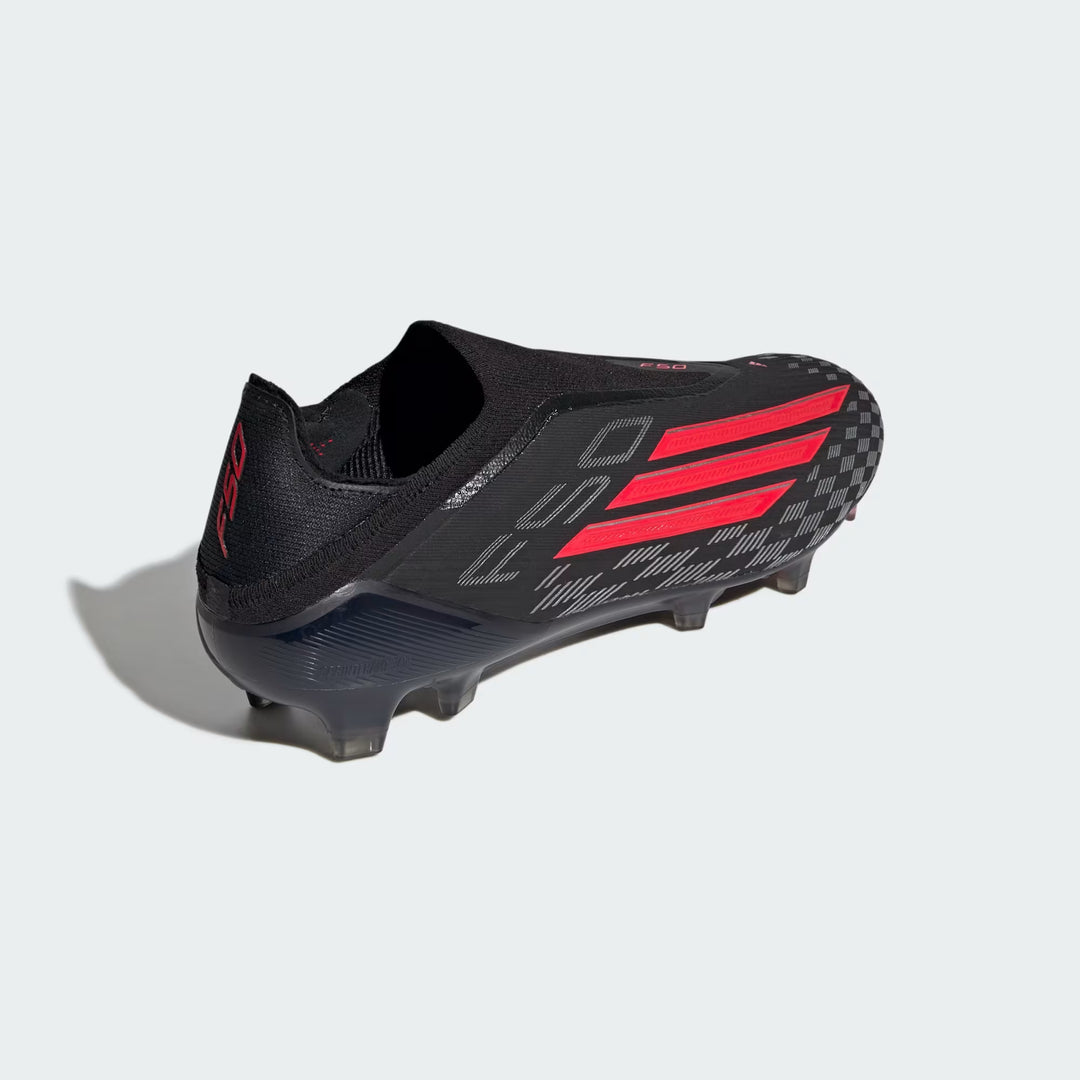 F50 ELITE LACELESS FG - Core Black/ Lucid Red