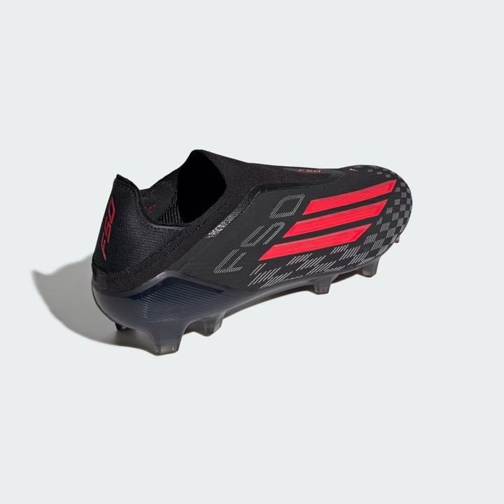 F50 ELITE LACELESS FG - Core Black/ Lucid Red