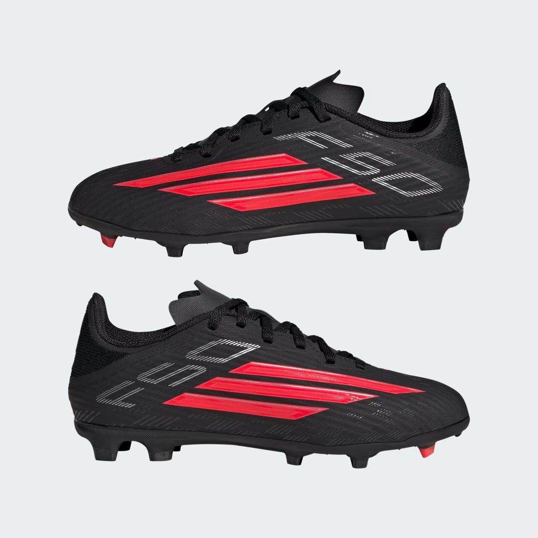 adidas F50 LEAGUE FG/MG JR - Core Black/Red