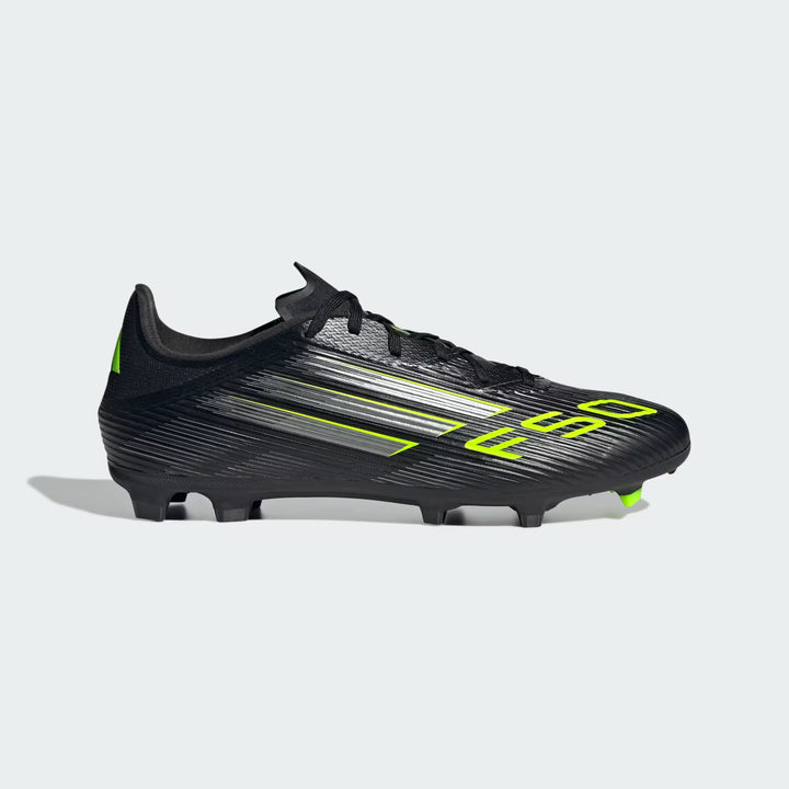 adidas F50 LEAGUE FG/MG - Core Black/Lucid Lemon