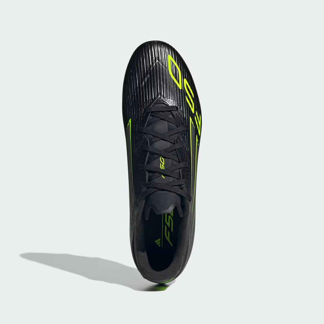 adidas F50 LEAGUE FG/MG - Core Black/Lucid Lemon