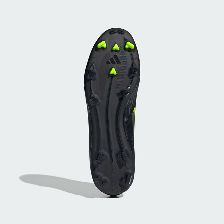 adidas F50 LEAGUE FG/MG - Core Black/Lucid Lemon