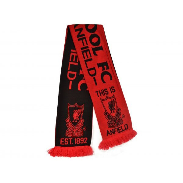 LIVERPOOL – RED & BLACK THIS IS ANFIELD SCARF