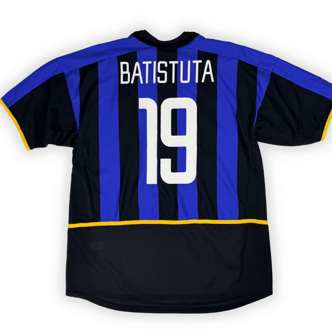 2002-2003 INTER MILAN HOME SHIRT BATISTUTA 19 - (L)
