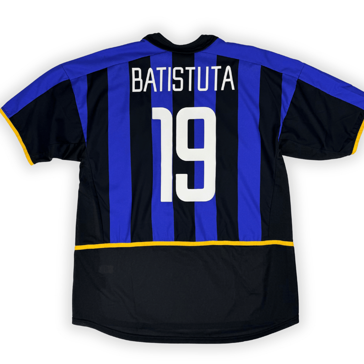 2002-2003 INTER MILAN HOME SHIRT BATISTUTA 19 - (L)