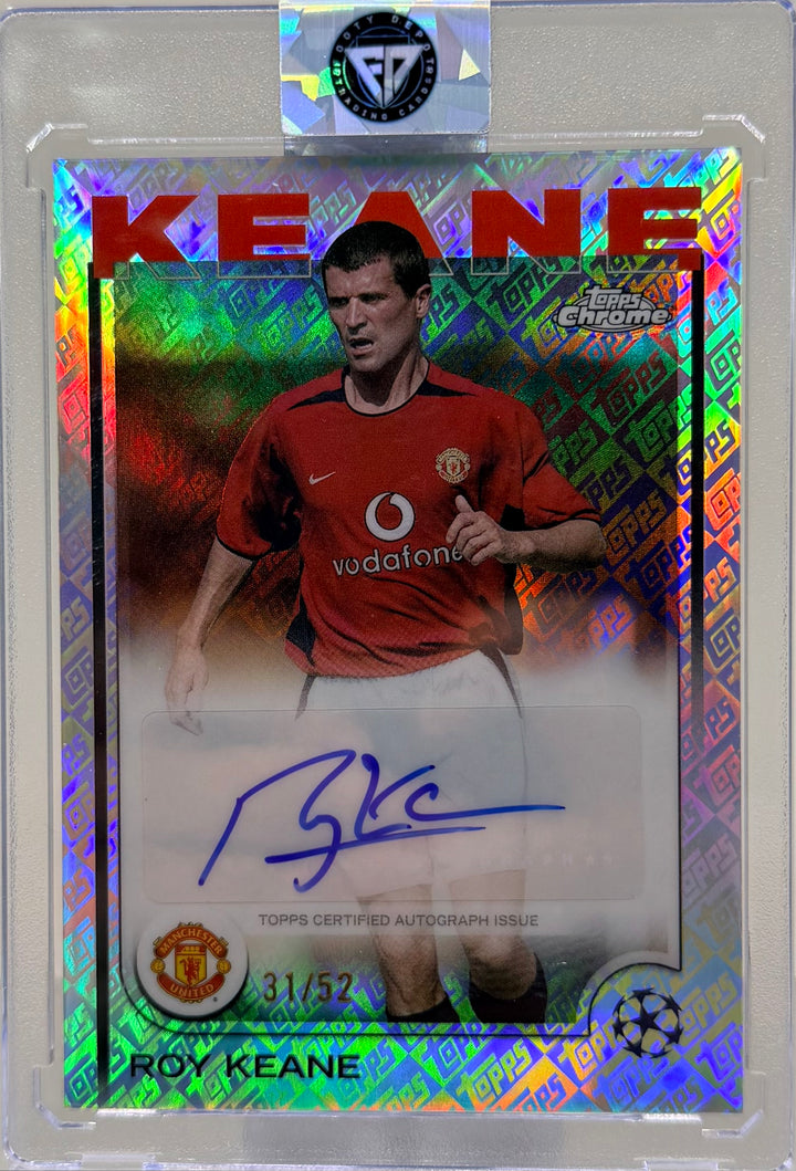2024-2025 TOPPS CHROME UCC ROY KEANE TOPPSFRACTOR AUTO #/52
