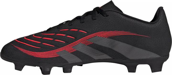 ADIDAS PREDATOR CLUB FG/MG CLEATS - BLACK/RED