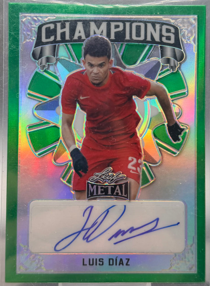 2022 LEAF METAL CHAMPIONS AUTO LUIS DIAZ #/10