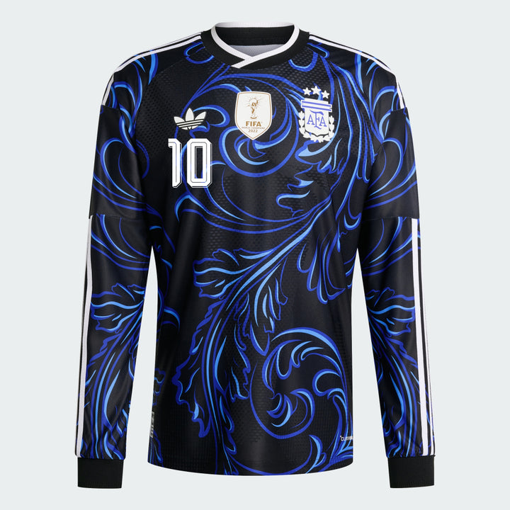 2026 ARGENTINA NATIONAL TEAM AUTHENTIC LONG SLEEVE AWAY MESSI JERSEY
