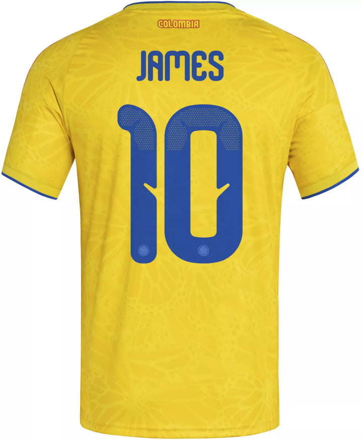 2026 adidas COLOMBIA HOME JAMES JERSEY