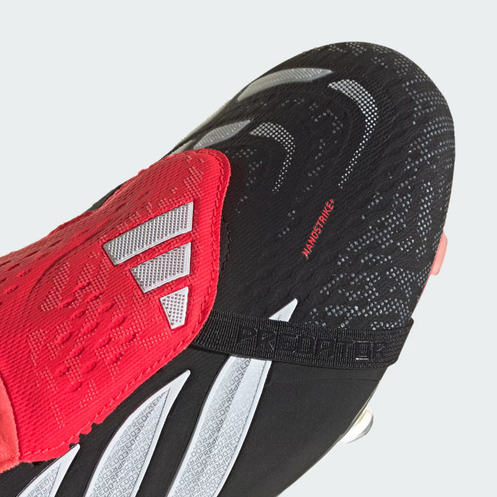 PREDATOR ELITE FT FG FIRM GROUND SOCCER CLEAT - Core Black / Lucid Red