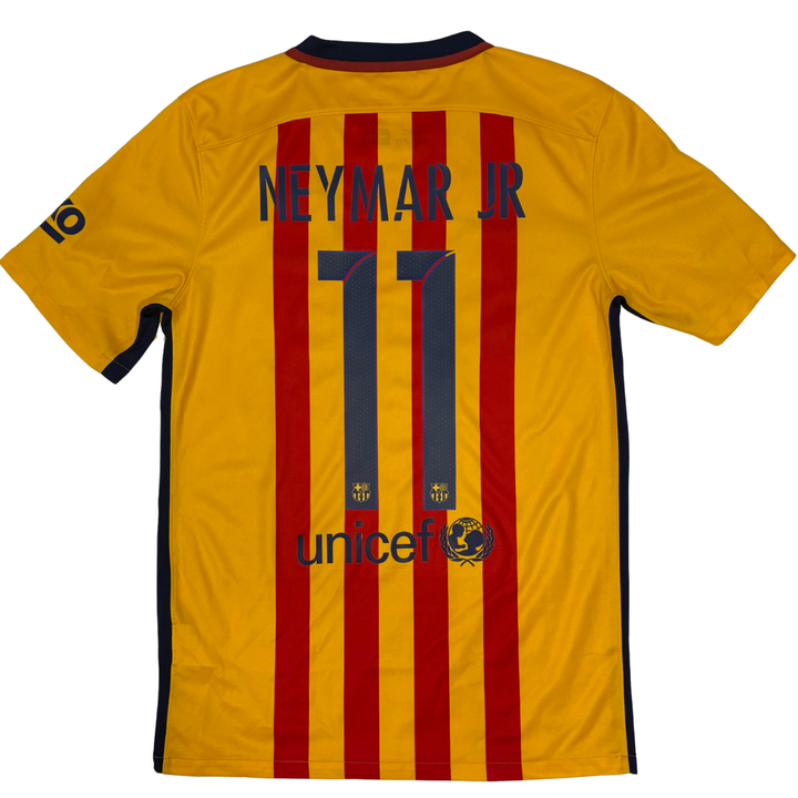 2015-2016 FC BARCELONA AWAY SHIRT NEYMAR JR #11 - (S)