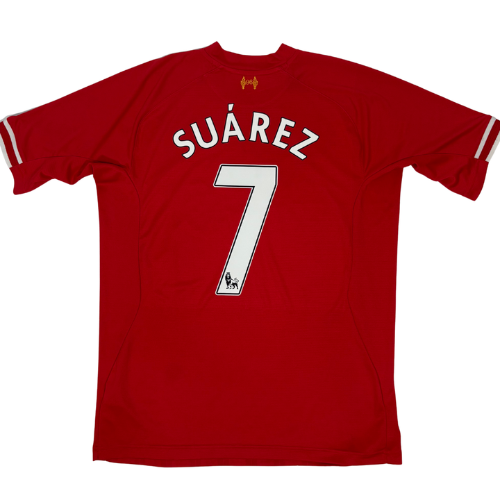 2013-2014 LIVERPOOL HOME JERSEY SUAREZ #7 - (XL)