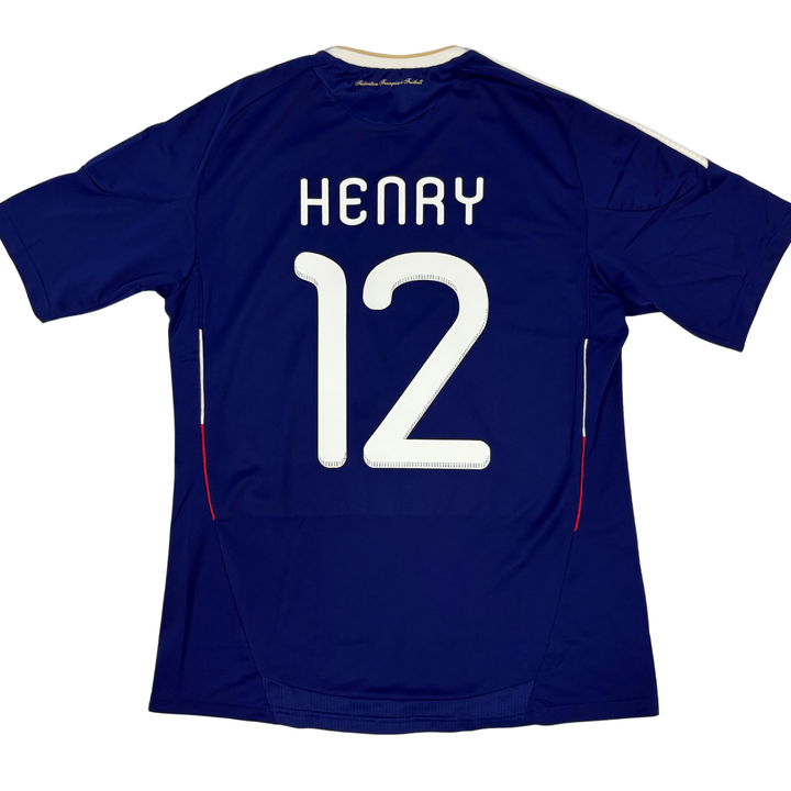 2010-2011 FRANCE HOME SHIRT HENRY #12 - (L)