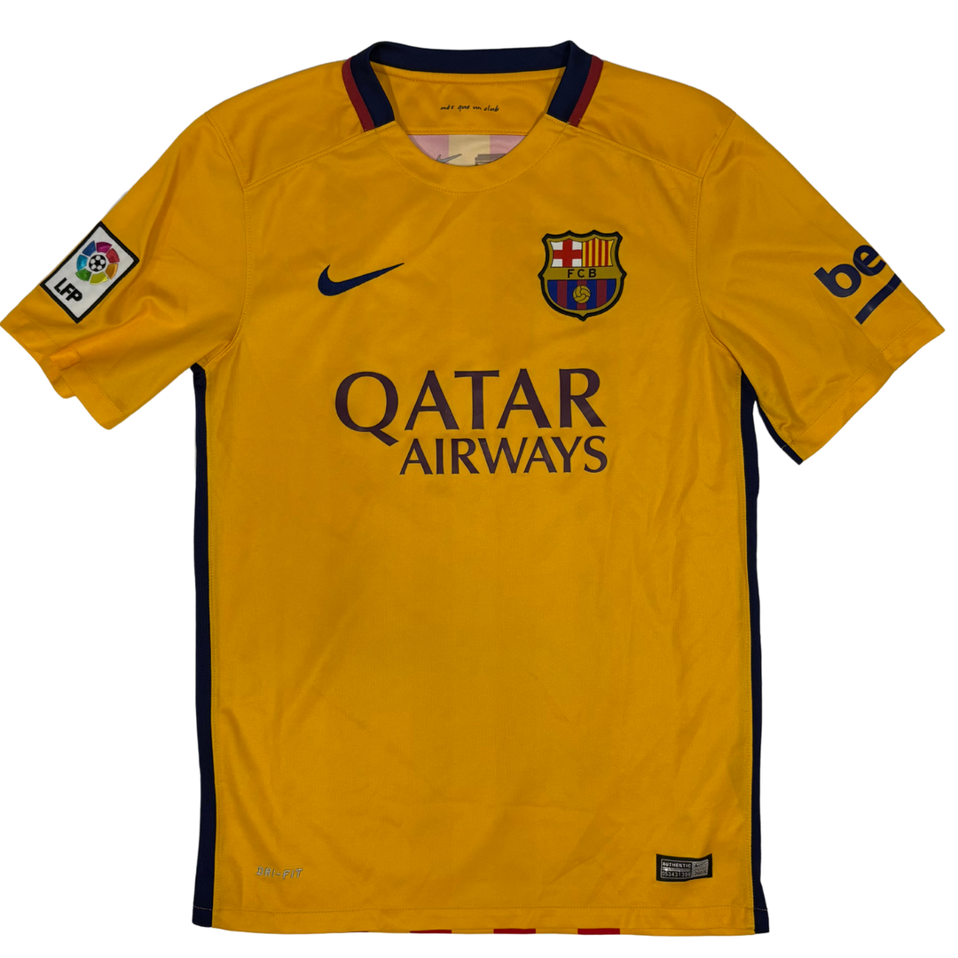 2015-2016 FC BARCELONA AWAY SHIRT NEYMAR JR #11 - (S)