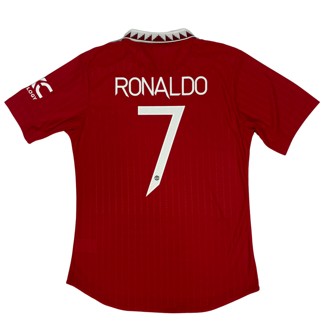 2022-2023 MANCHESTER UNITED HOME SHIRT RONALDO #7 - (XL) – Footy Depot 2022-2023 MANCHESTER UNITED HOME SHIRT RONALDO #7 - (XL) – Footy Depot