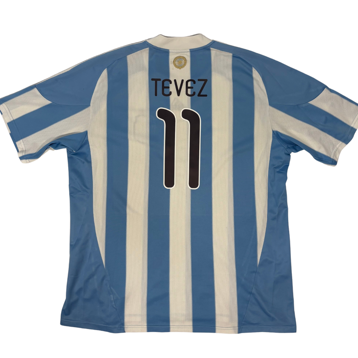 2010-2011 ARGENTINA HOME SHIRT TEVEZ #11 - (XL)