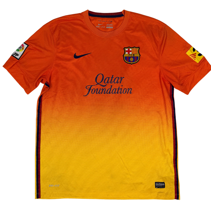 2012-2013 FC BARCELONA AWAY SHIRT VILLA #7 - (L)
