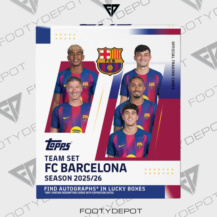 2025-26 TOPPS BARCELONA TEAM SET – BOX (30 CARDS)