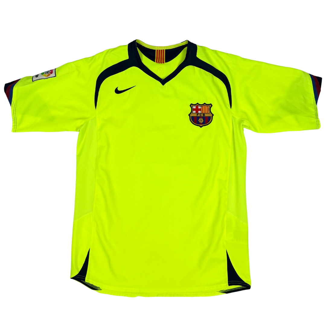 2005-2006 FC BARCELONA AWAY SHIRT MARQUEZ #4 - (M)