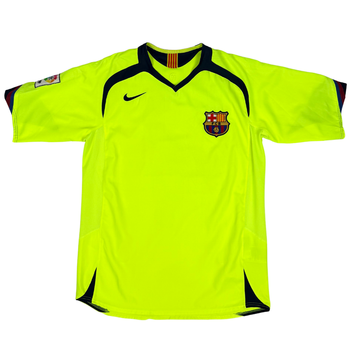 2005-2006 FC BARCELONA AWAY SHIRT MARQUEZ #4 - (M)