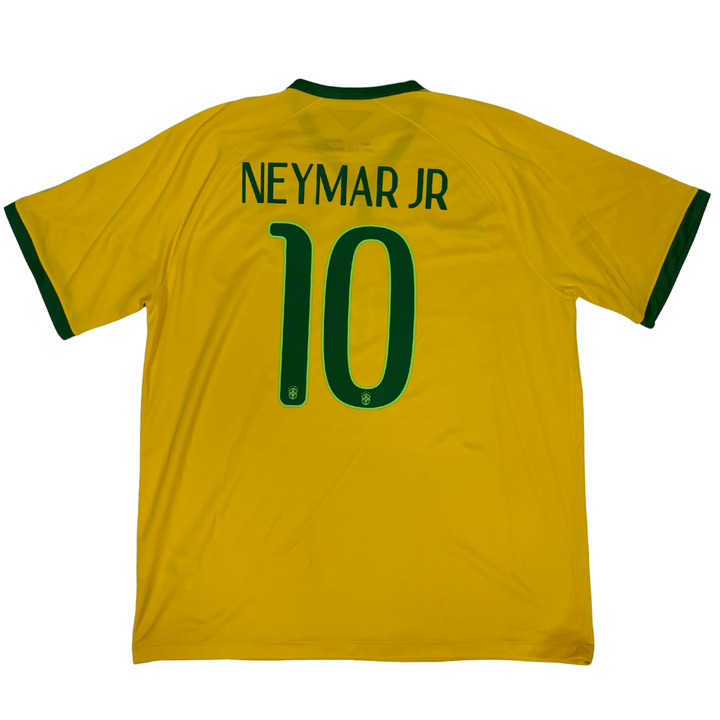 2014-2015 BRASIL HOME SHIRT NEYMAR JR #10 - (XL)