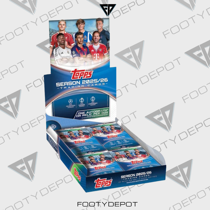 2025-26 TOPPS UEFA CLUB COMPETITIONS FLAGSHIP HOBBY BOX