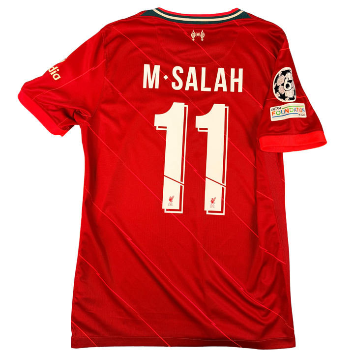 2021-2022 LIVERPOOL HOME UCL SHIRT SALAH #11- (M)