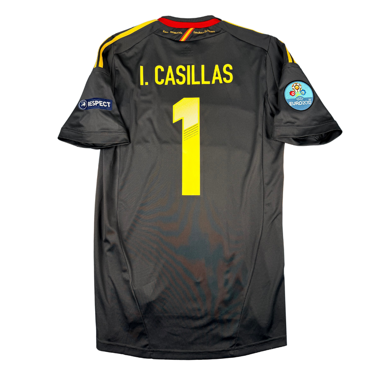 2012 SPAIN EURO GOALKEEPER SHIRT CASILLAS #1 - (M)