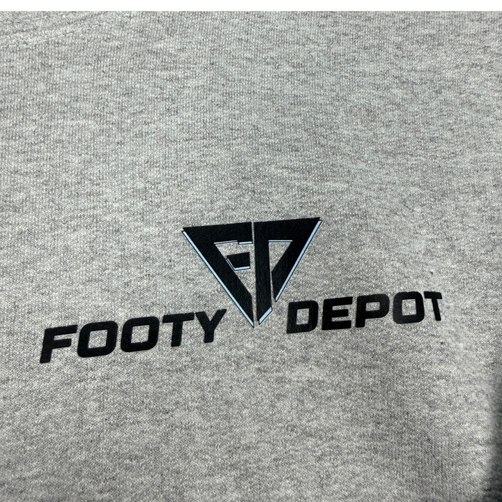 FOOTY DEPOT CLASSIC LOGO YOUTH HOODIE - GREY