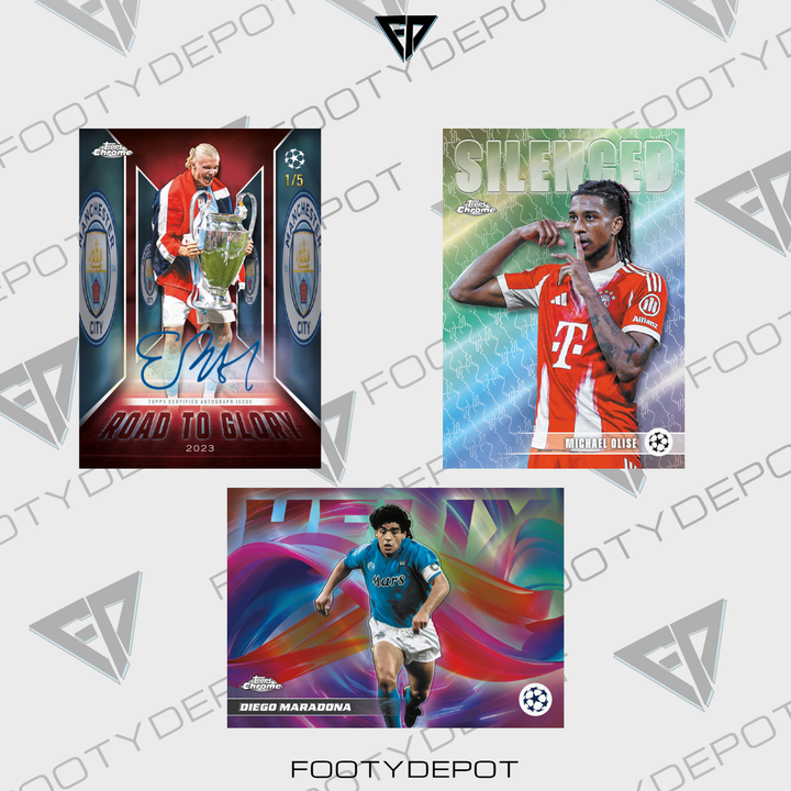 2025-25 TOPPS CHROME® UEFA CLUB COMPETITIONS HOBBY BOX
