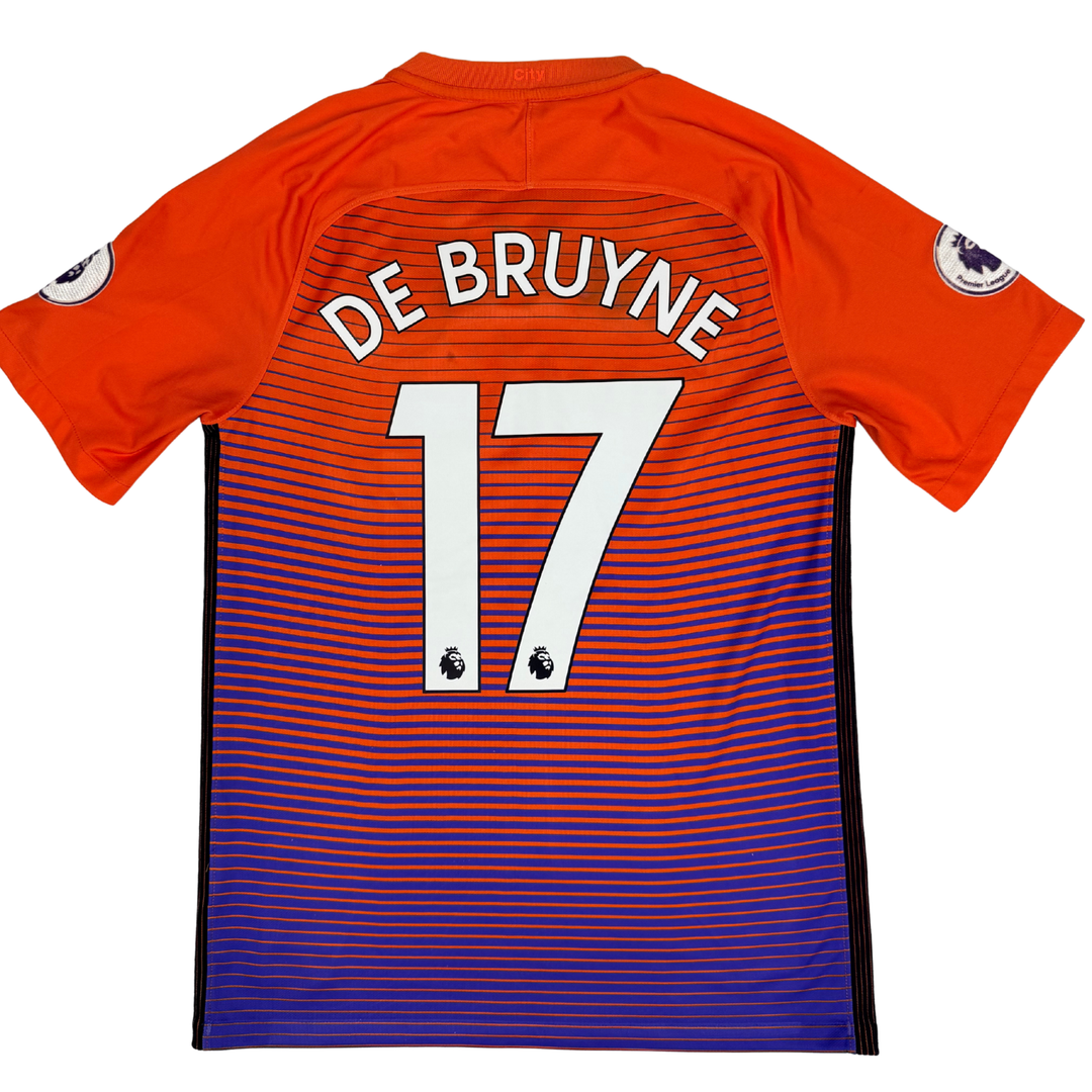2016-2017 MANCHESTER CITY THIRD EPL SHIRT DE BRUYNE #17 - (S)