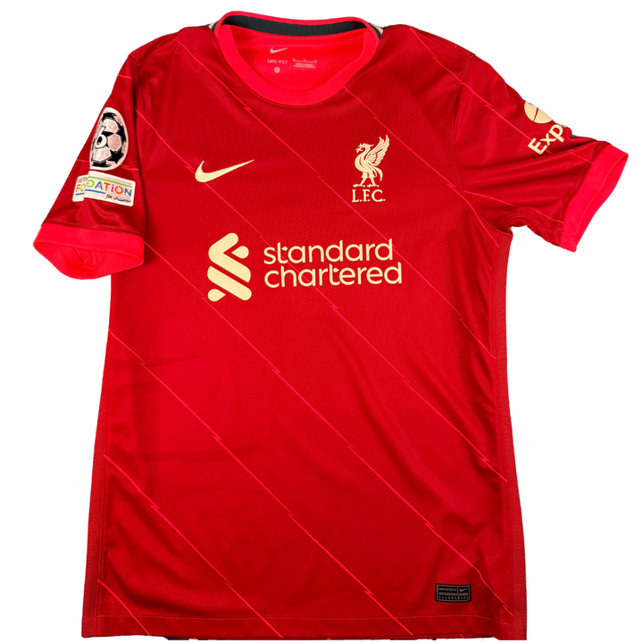 2021-2022 LIVERPOOL HOME UCL SHIRT SALAH #11- (M)