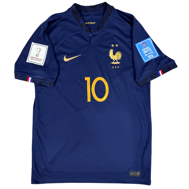 2021-2022 FRANCE HOME WORLD CUP SHIRT MBAPPE #10 - (S)