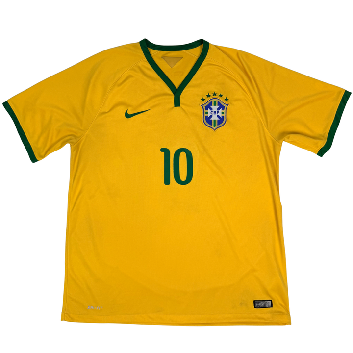 2014-2015 BRASIL HOME SHIRT NEYMAR JR #10 - (XL)