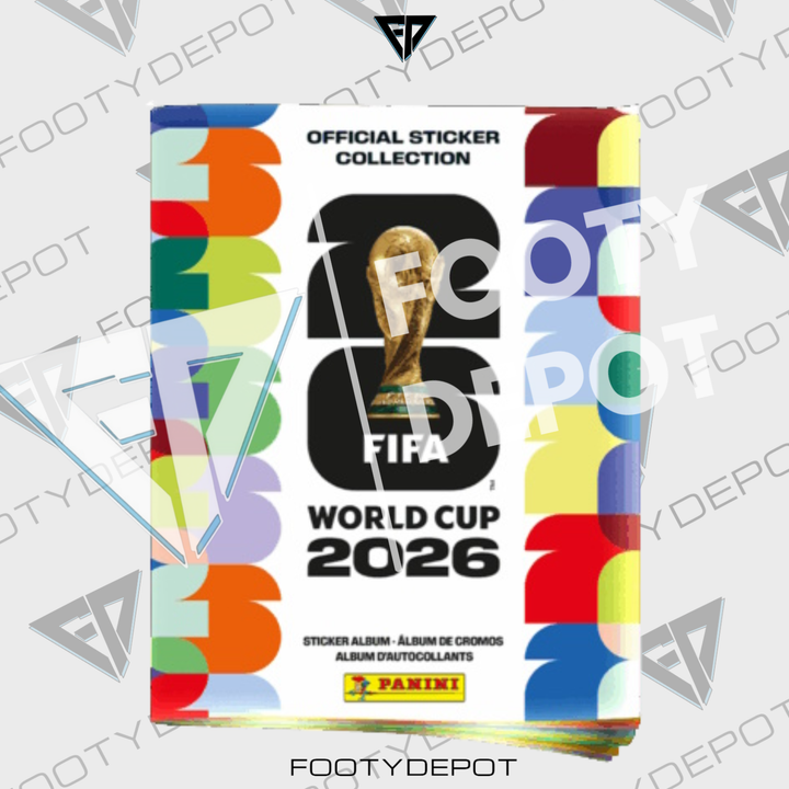 2026 PANINI FIFA WORLD CUP STICKERS – STARTER PACK (ALBUM + 28 STICKERS) (SHIPS MAY-JUNE)