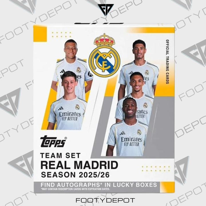 2025-26 TOPPS REAL MADRID TEAM SET – BOX (30 CARDS)