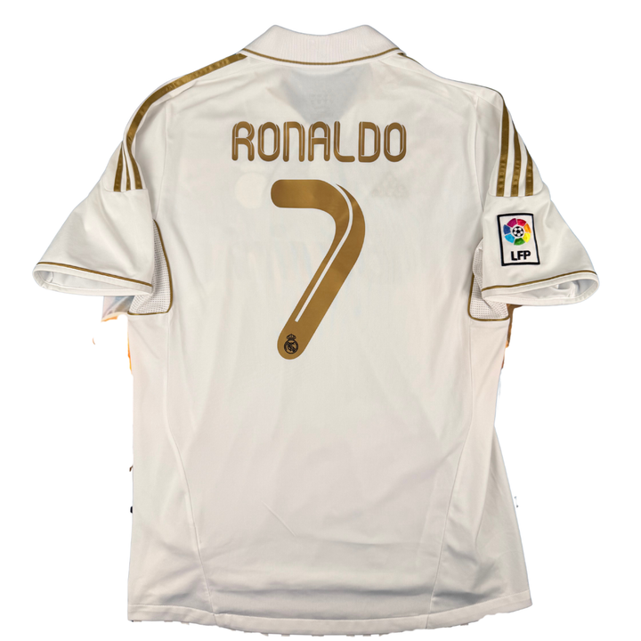 2011-2012 REAL MADRID HOME LA LIGA SHIRT RONALDO #7- (L)
